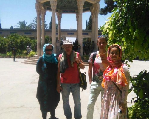 four-russia-travelers-in-tomb-of-hafezshiraz-iran