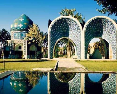 Tomb-of-mystic-Persian-poet-Attar-Neishabour-Iran