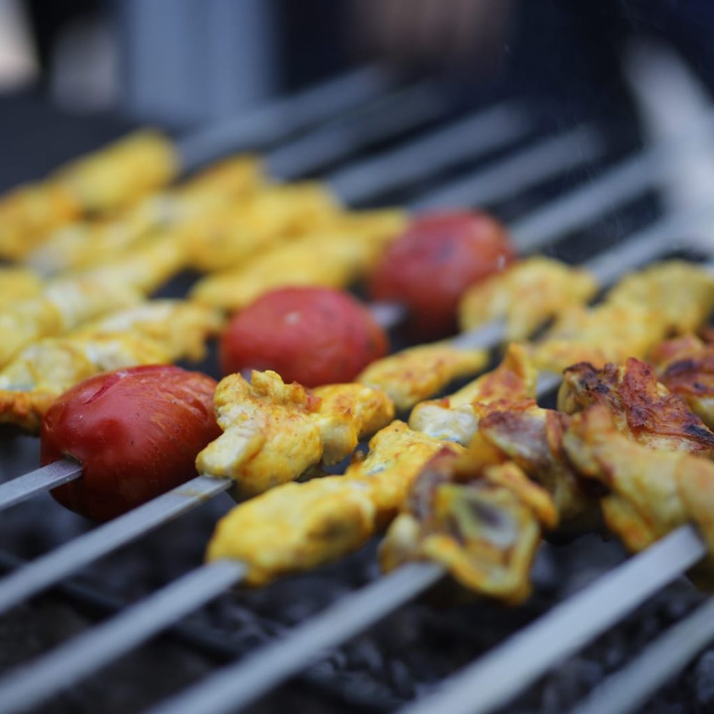 Iranian chicken kebab