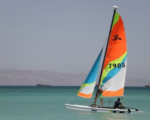 catamaran windsailing