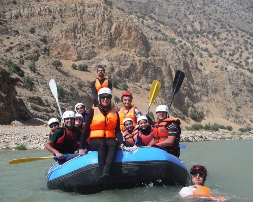 Rafting Experience for Iran travelers with experienced guides